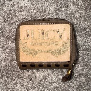 Juicy Couture Beige and Brown Wallet